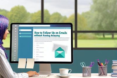How to follow up on emails without sounding annoying