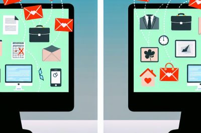 How to separate work and personal emails