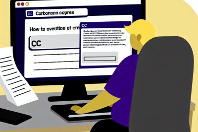How to stop cc overload in emails