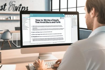 How to write emails that avoid back and forth
