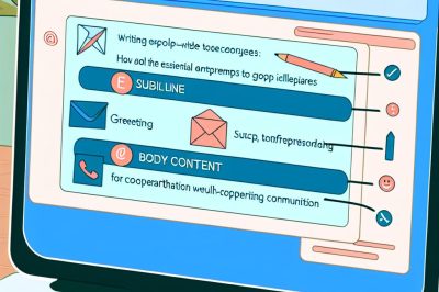 How to write emails to colleagues that get cooperation